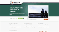 Desktop Screenshot of miraux-couvreur.com